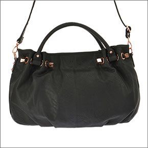 フォリフォリ ≪取り寄せ商品≫ 2WAY ショルダー・ハンドバッグ ブラック HB2P012SK BLK