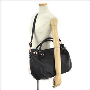 フォリフォリ ≪取り寄せ商品≫ 2WAY ショルダー・ハンドバッグ ブラック HB2P012SK BLK