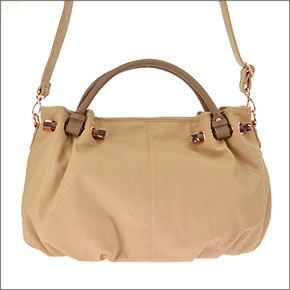 フォリフォリ ≪取り寄せ商品≫ 2WAY ショルダー・ハンドバッグ ライトベージュ HB2P012SLI LBE