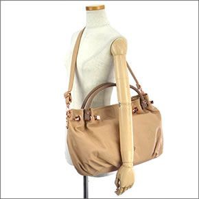 フォリフォリ ≪取り寄せ商品≫ 2WAY ショルダー・ハンドバッグ ライトベージュ HB2P012SLI LBE