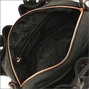 フォリフォリ ≪取り寄せ商品≫ 2WAY ショルダー・ハンドバッグ ブラック HB2P013SK/BLK