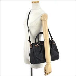 フォリフォリ ≪取り寄せ商品≫ 2WAY ショルダー・ハンドバッグ ブラック HB2P013SK/BLK