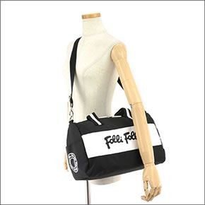 フォリフォリ ≪取り寄せ商品≫ ダッフル 2WAY ナイロン ショルダー・ボストンバッグ  HB13K010SK/BLK