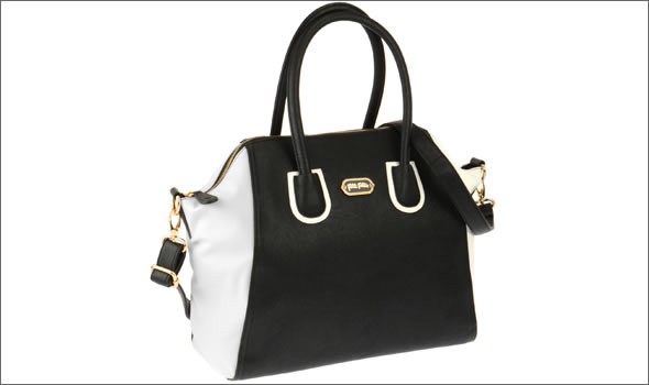 フォリフォリ ≪取り寄せ商品≫ 2WAY ショルダー・ハンドバッグ バイカラー HB13P019K/BK/WH