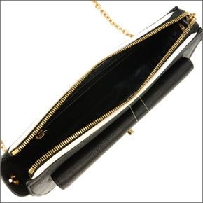 フォリフォリ ≪取り寄せ商品≫ チェーン ショルダーバッグ バイカラー SB13P044K/BK/WH