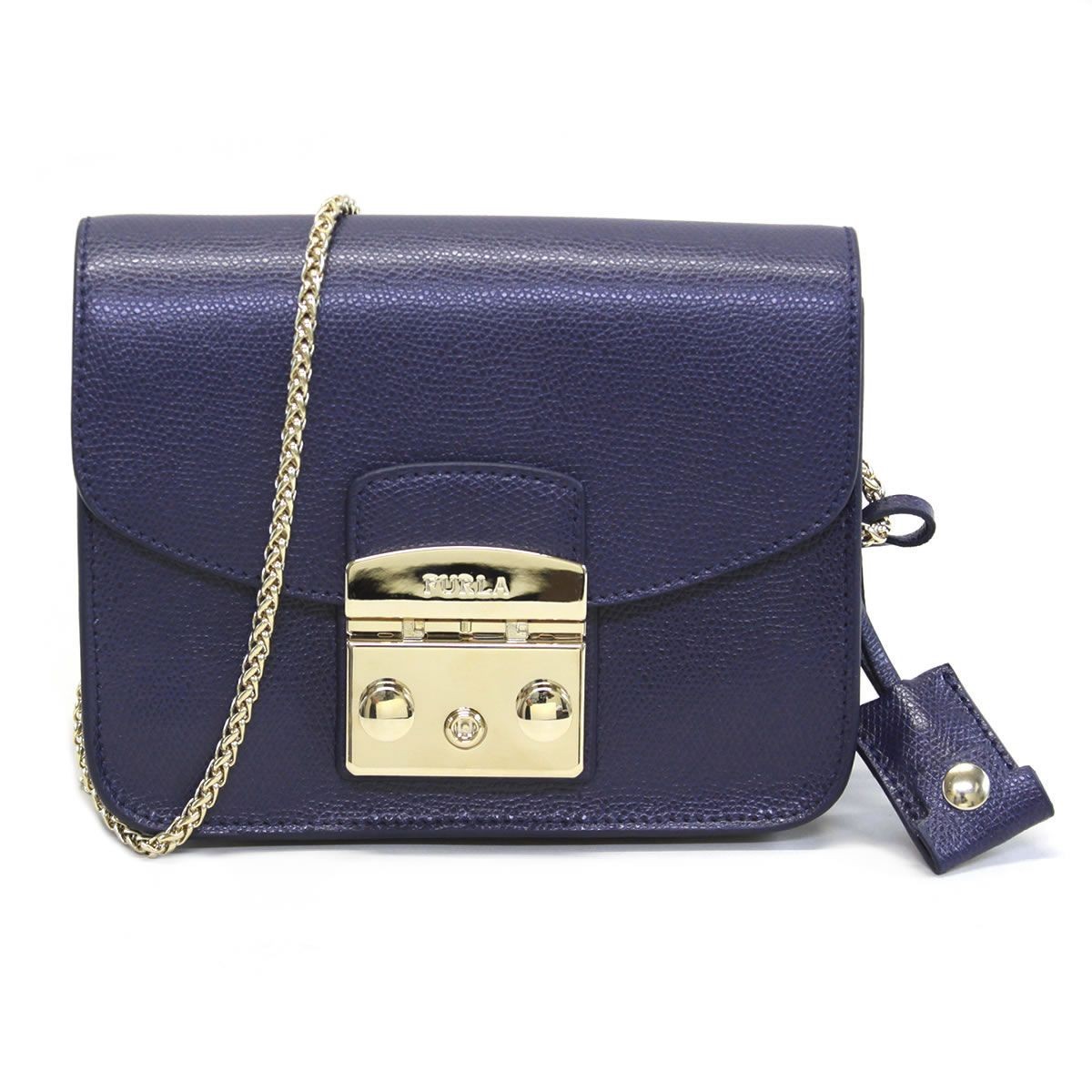 フルラ FURLA 820675 BGZ7 ARE NAVY メトロポリス ミニ チェーン ショルダーバッグ METROPOLIS MINI