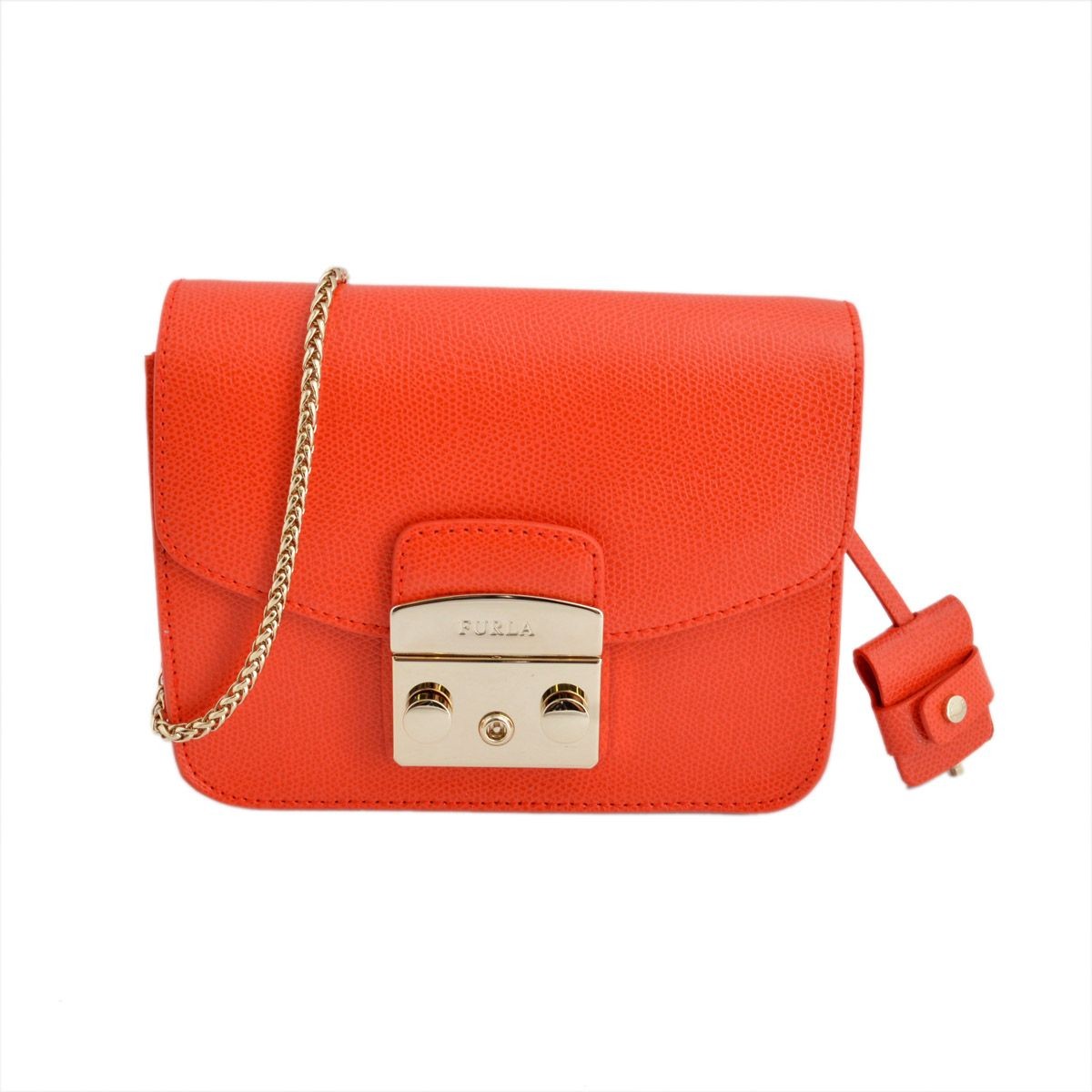 フルラ FURLA 820667 BGZ7 ARE ARANCIO  メトロポリス ミニ チェーン ショルダーバッグ METROPOLIS MINI