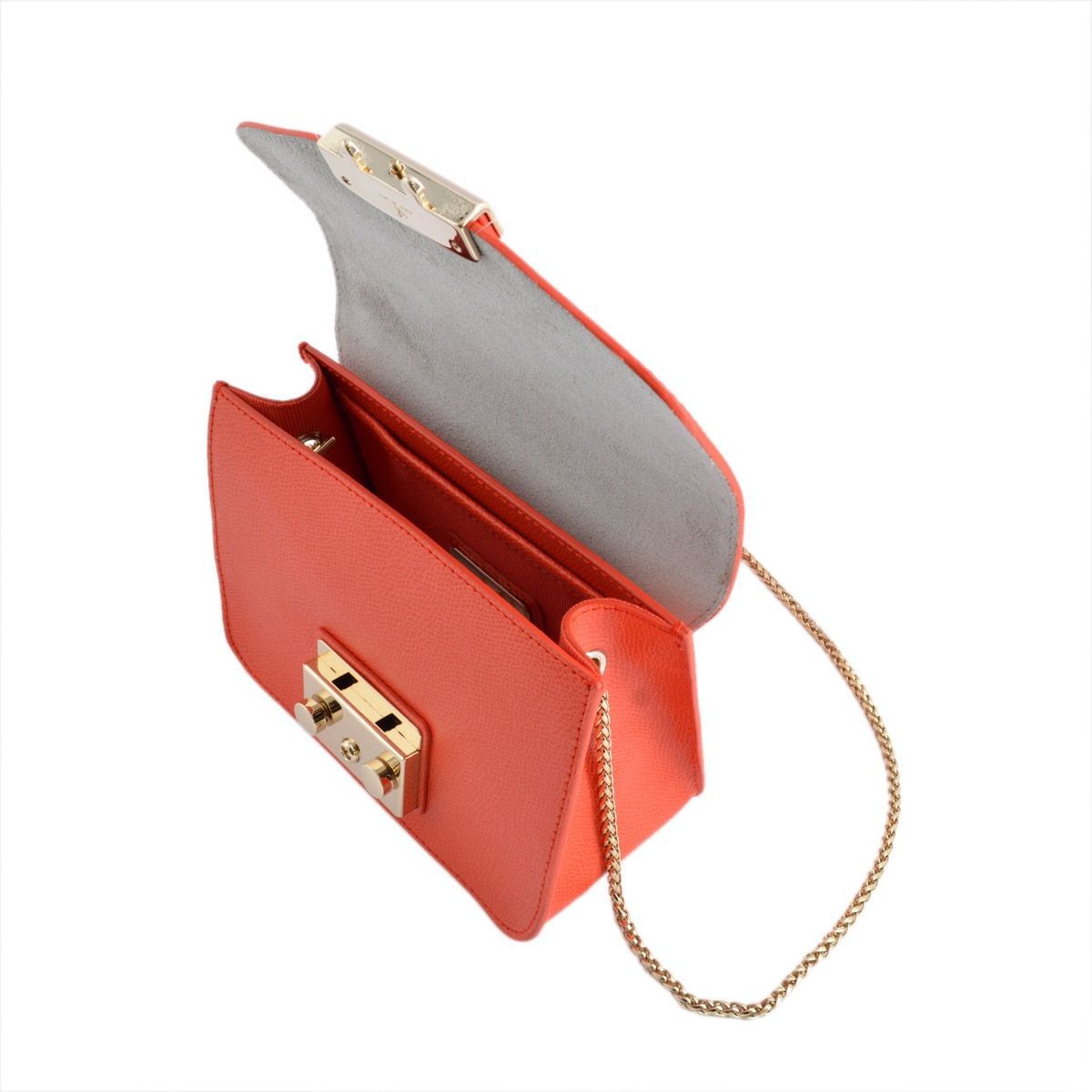 フルラ FURLA 820667 BGZ7 ARE ARANCIO  メトロポリス ミニ チェーン ショルダーバッグ METROPOLIS MINI