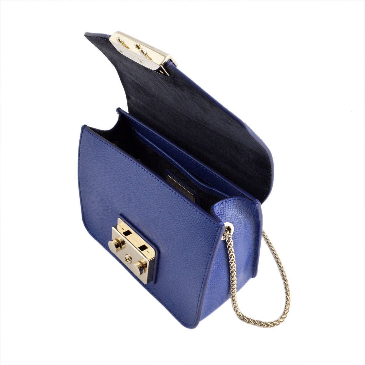 フルラ FURLA 820669 BGZ7 ARE BLU LAGUNA メトロポリス ミニ チェーン ショルダーバッグ METROPOLIS MINI