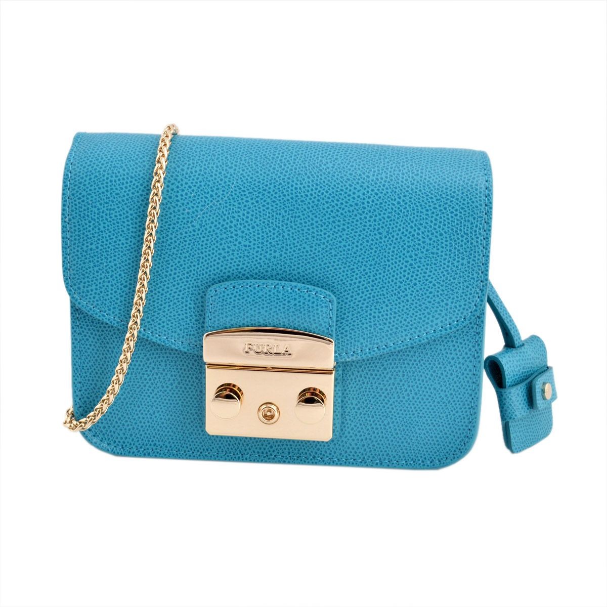 フルラ FURLA 820680 BGZ7 ARE TURCHESE メトロポリス ミニ チェーン ショルダーバッグ METROPOLIS MINI
