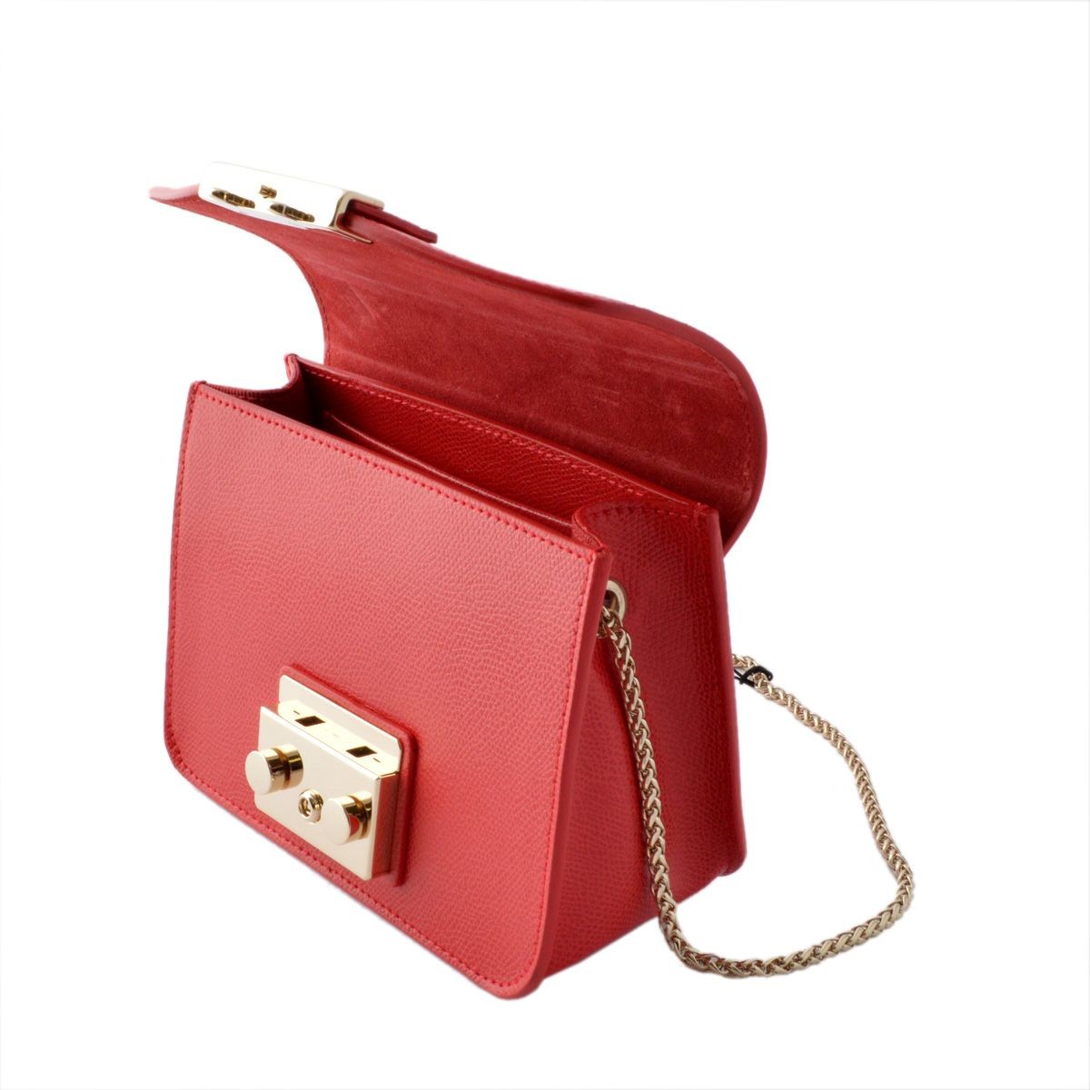 フルラ FURLA 828291 BGZ7 ARE ROSSO メトロポリス ミニ チェーン ショルダーバッグ METROPOLIS MINI CROSSBODY