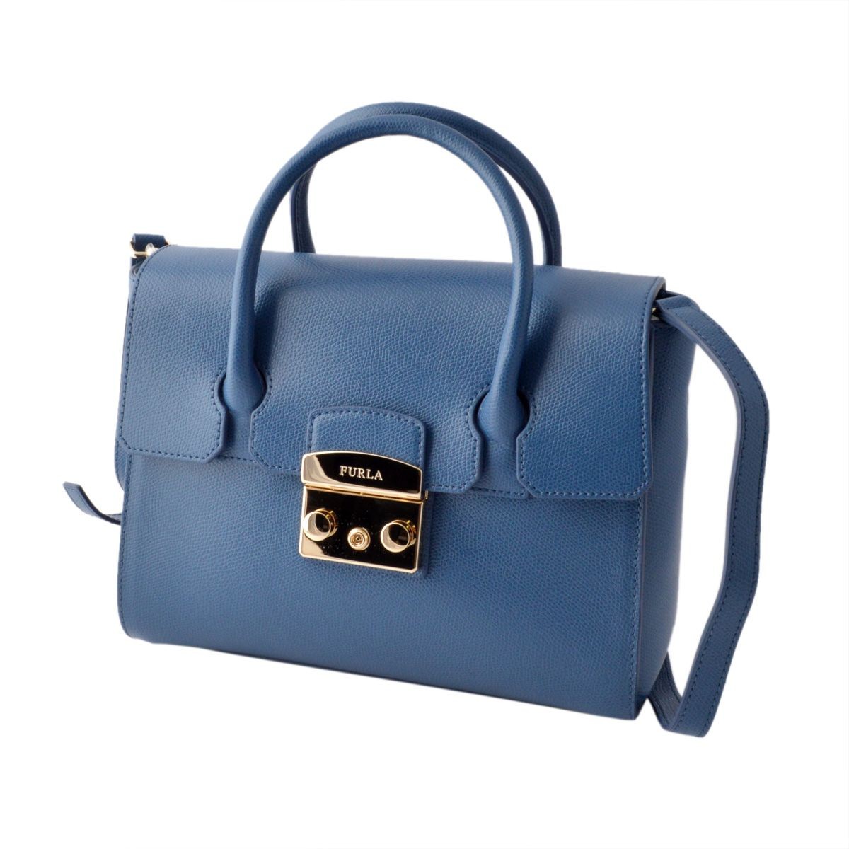 フルラ FURLA 834227 BGX6 ARE BLU COBALTO 2WAY ショルダー・ハンドバッグ METROPOLIS S SATCHEL