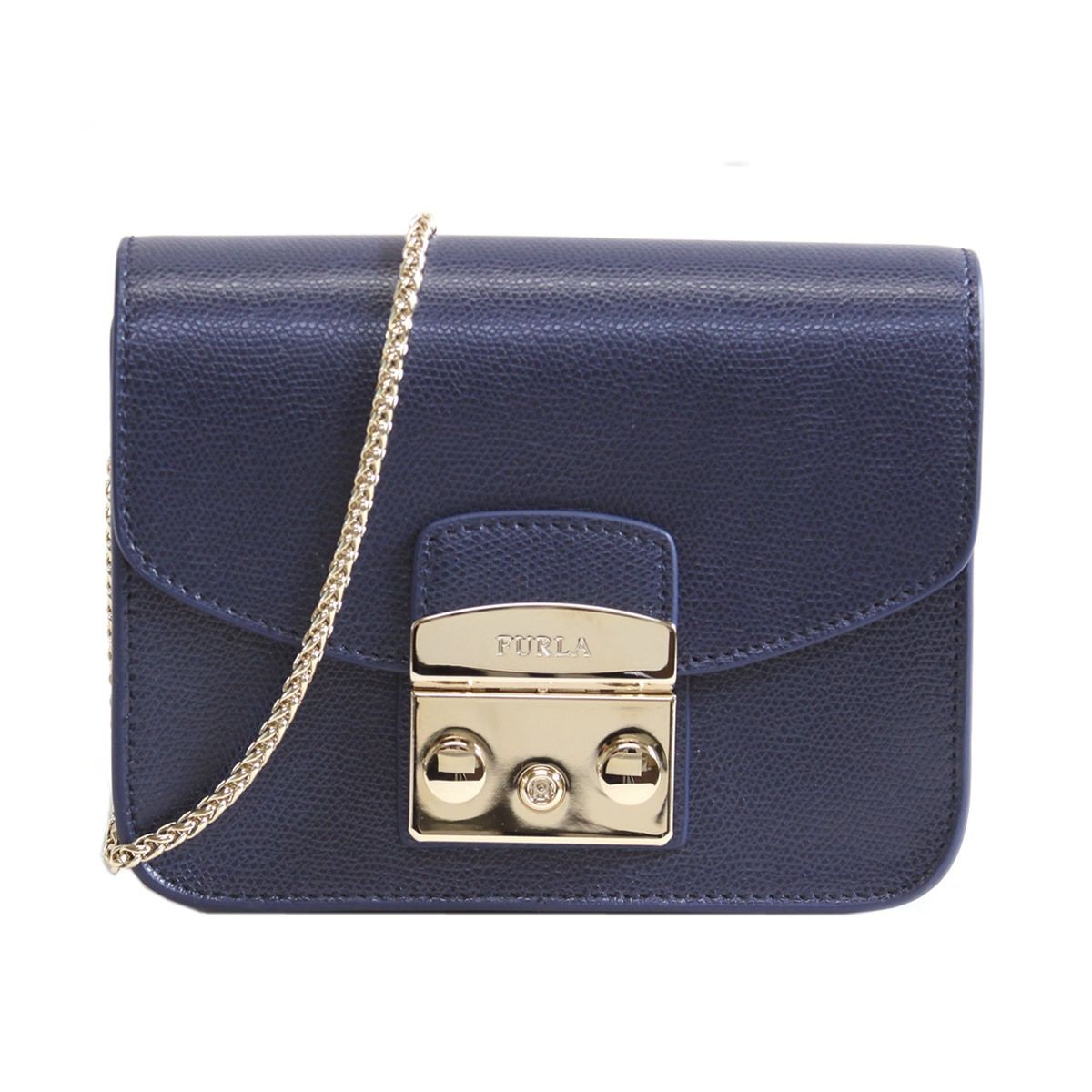 フルラ FURLA 851168 BGZ7 ARE NAVY メトロポリス ミニ チェーン ショルダーバッグ METROPOLIS MINI CROSSBODY