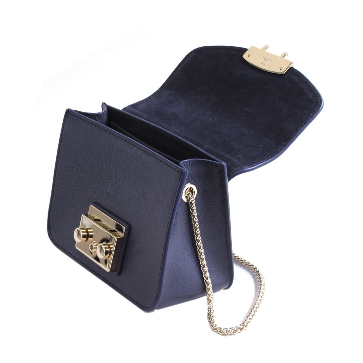 フルラ FURLA 851168 BGZ7 ARE NAVY メトロポリス ミニ チェーン ショルダーバッグ METROPOLIS MINI CROSSBODY