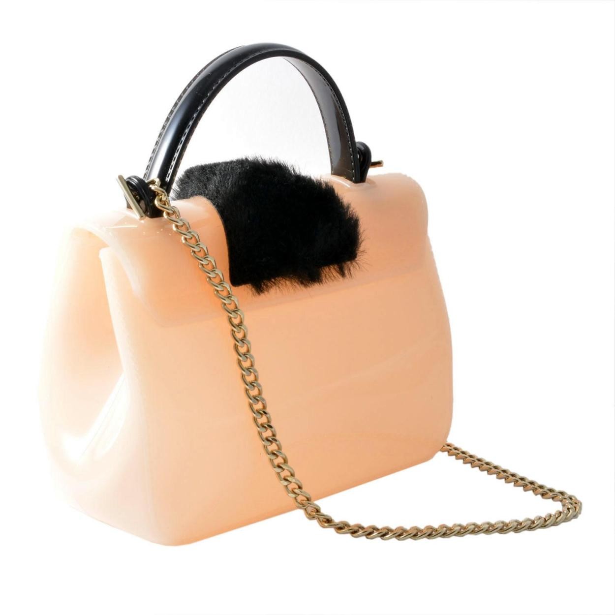 フルラ FURLA 902913 MAGNOLIA+ONYX BLQ3 GEM キャンディ ツイート ミニ チェーン ショルダーバッグ CANDY TWEET SUGAR MINI CROSSBODY