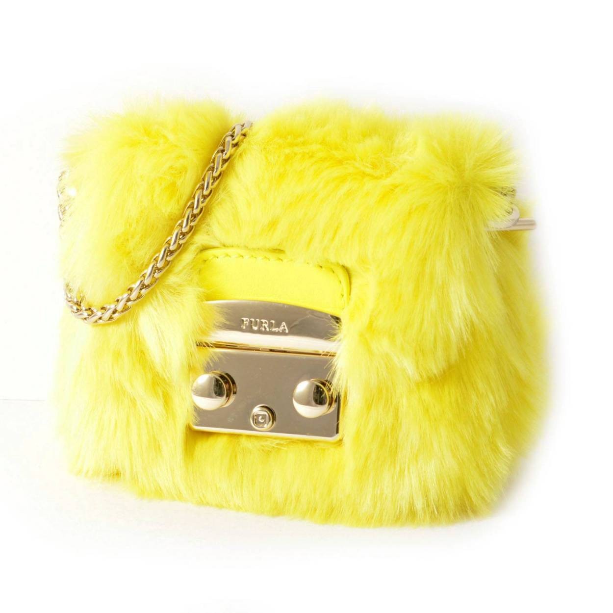 フルラ FURLA 903284 GIALLO EO40 EPD メトロポリス ミニ チェーン ハンドバッグ ミニポーチ METROPOLIS MINI  POUCH