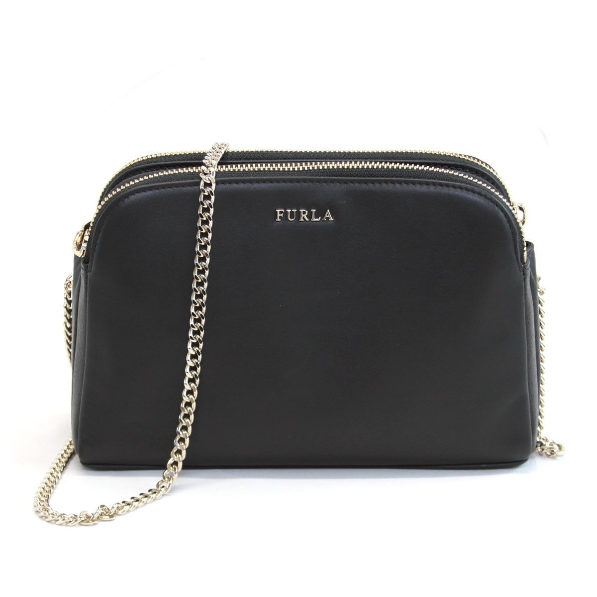 フルラ FURLA 821837 ONYX EL73 NS1 チェーン ショルダーバッグ クロスボディ CAPRICCIO XL CROSSBODY POUCH