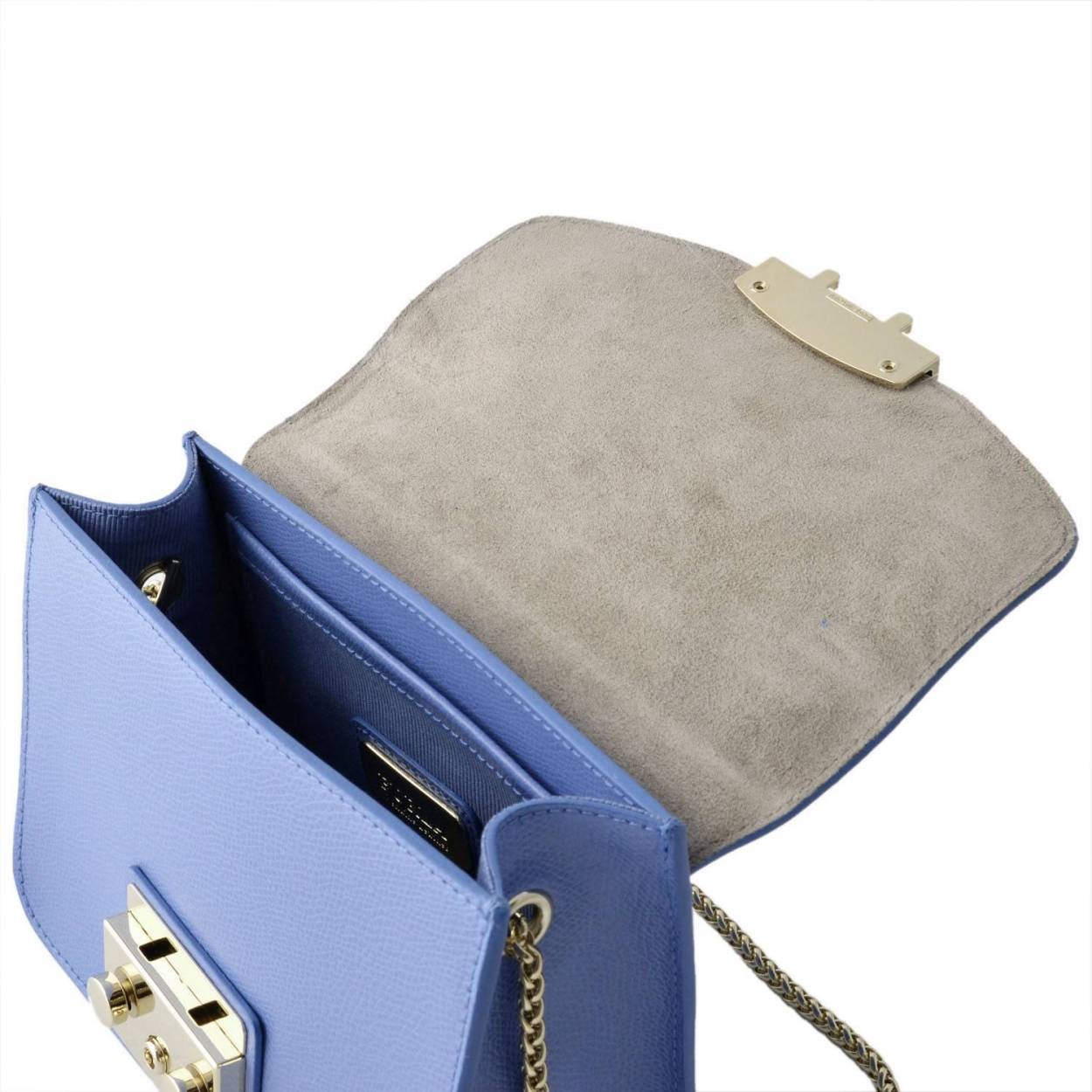 フルラ FURLA 914336 CELESTE BGZ7 ARE メトロポリス ミニ チェーン ショルダーバッグ METROPOLIS MINI