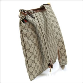 グッチ GGプラス ウェビングライン ウェブループ付 メッセンジャーバッグ クロスボディ ベージュ/ライトブラウン 246412 FCIXG 8527