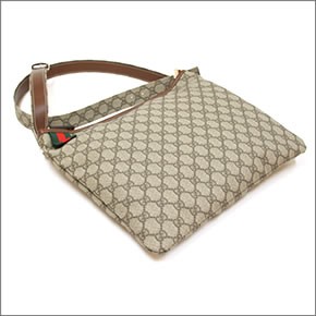 グッチ GGプラス ウェビングライン ウェブループ付 メッセンジャーバッグ クロスボディ ベージュ/ライトブラウン 246412 FCIXG 8527