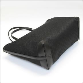 グッチ craft クラフト GGファブリック ポーチ付 ショルダー・トートバッグ ミディアム ブラック 247207 F4CMG 1000