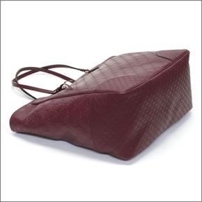 グッチ bree ブリー グッチシマ/マクログッチシマ インターロッキングGチャーム付  トートバッグ レッド ≪2013AW≫ 323671 AOOJG 6134