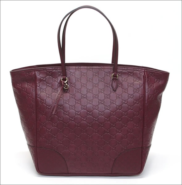 グッチ bree ブリー グッチシマ/マクログッチシマ インターロッキングGチャーム付  トートバッグ レッド ≪2013AW≫ 323671 AOOJG 6134