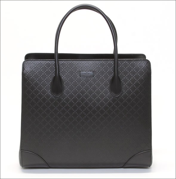 グッチ ブライトディアマンテレザー  トートバッグ ブラック ≪2014AW≫ 354230 AIZ1G 1000