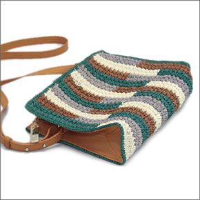 ヘレンカミンスキー  デスピナ タイル ワトルステッチ 手編み・ラフィア×レザー クラッチ・ショルダーバッグ かごバッグ  ≪2014SS≫ Despina Tile/Laguma/Tango