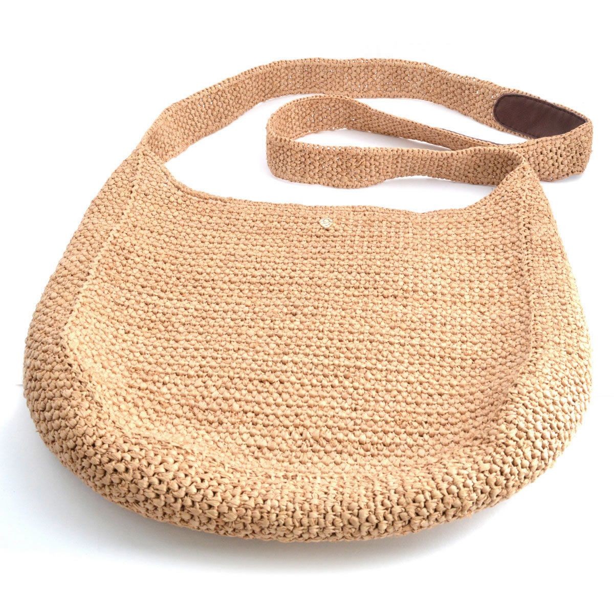 ヘレンカミンスキー HELEN KAMINSKI Rhode Nougat ≪2016SS≫ラフィア製 手編み ショルダーバッグ ナナメ掛け かごバッグ