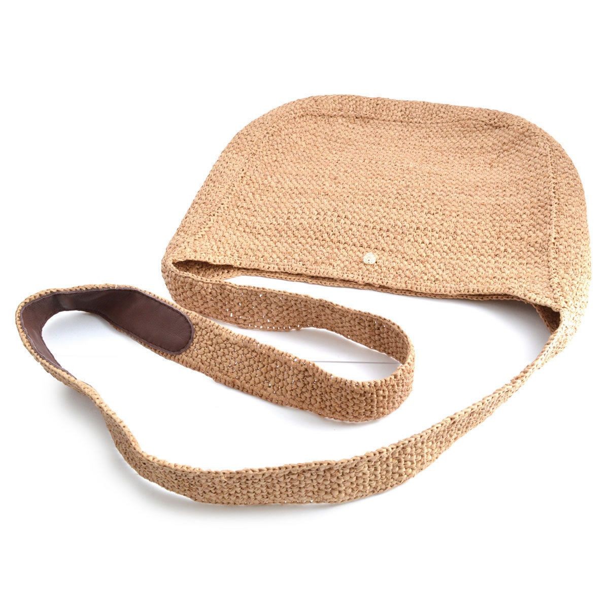 ヘレンカミンスキー HELEN KAMINSKI Rhode Nougat ≪2016SS≫ラフィア製 手編み ショルダーバッグ ナナメ掛け かごバッグ