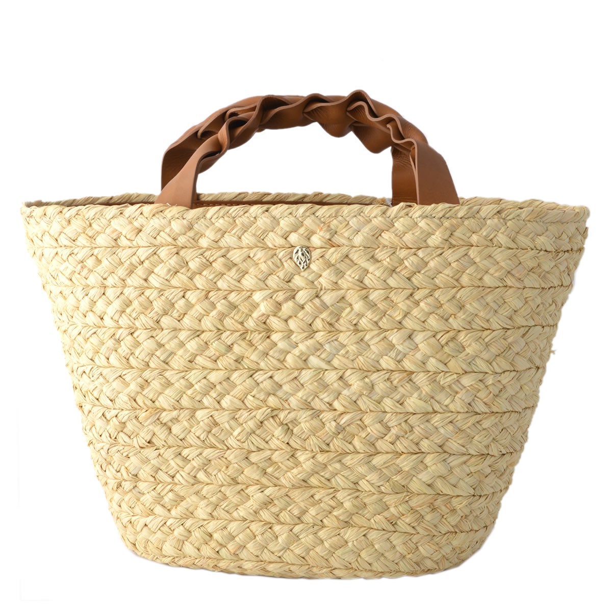 ヘレンカミンスキー HELEN KAMINSKI Rhianna S Natural/Tan ≪2018SS≫ラフィア製 手編み×レザー トートバッグ かごバッグ スモールサイズ