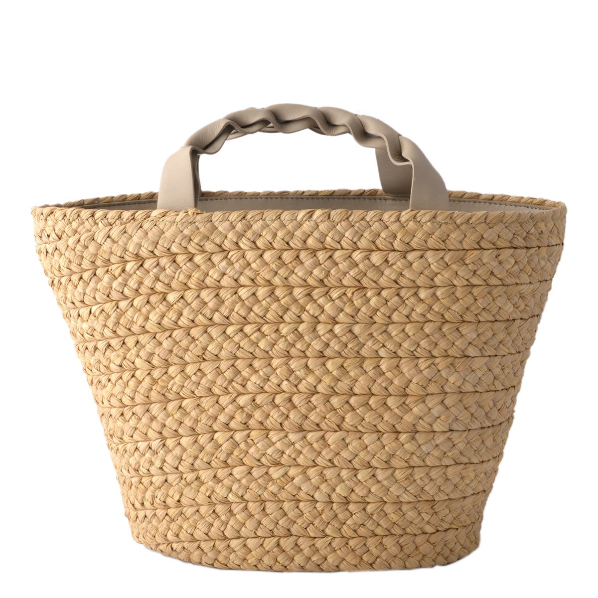 ヘレンカミンスキー HELEN KAMINSKI Rhianna S Nougat/Pebble ≪2018SS≫ラフィア製 手編み×レザー トートバッグ かごバッグ スモールサイズ