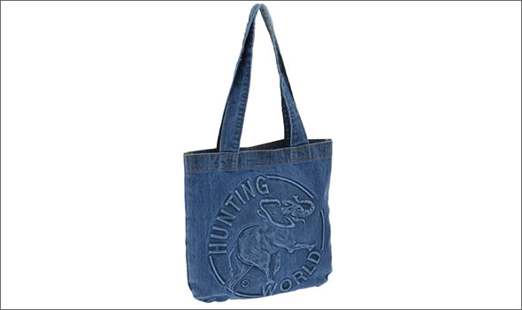 ハンティングワールド ≪取り寄せ商品≫DENIM TOTE デニム ショルダー・トートバッグ　Ｍサイズ インディゴブルー DT M 131 BLU