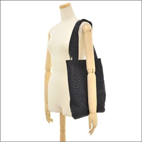 ハンティングワールド DENIM TOTE デニム ショルダー・トートバッグ　Sサイズ ブラック DT S 132 BLK