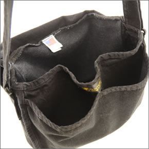 ハンティングワールド ≪取り寄せ商品≫DENIM TOTE デニム ナナメ掛けショルダー メッセンジャーバッグ ブラック D-BL-S/M-131 BLK