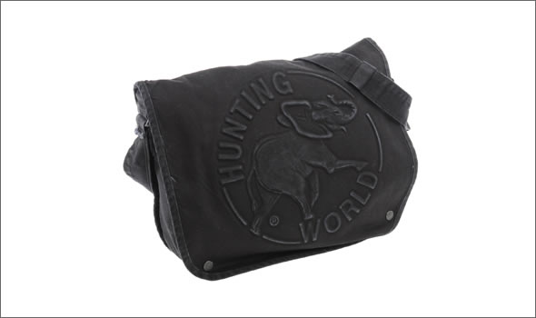 ハンティングワールド ≪取り寄せ商品≫DENIM TOTE デニム ナナメ掛けショルダー メッセンジャーバッグ ブラック D-BL-S/M-131 BLK