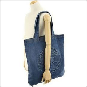 ハンティングワールド ≪取り寄せ商品≫DENIM TOTE デニム ショルダー・トートバッグ　Ｌサイズ インディゴブルー DT-L-131 DENIM TOTE/BLU