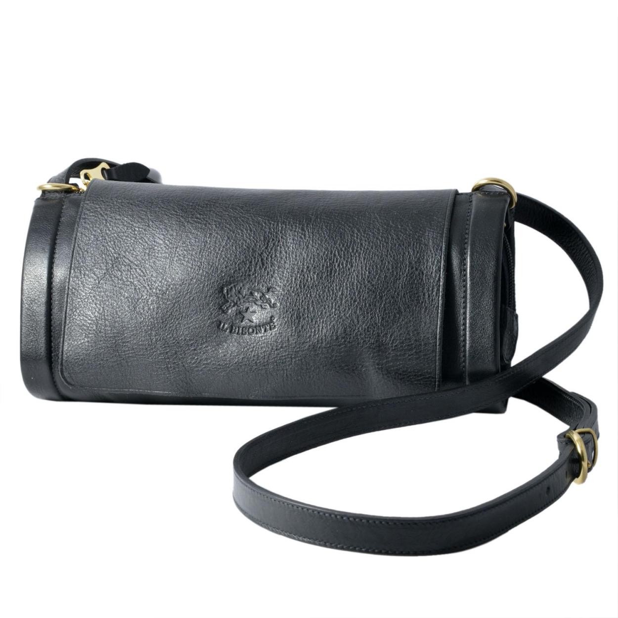 イルビゾンテ IL BISONTE A1464 P 153 Nero ショルダーバッグ ポシェット CROSSBODY