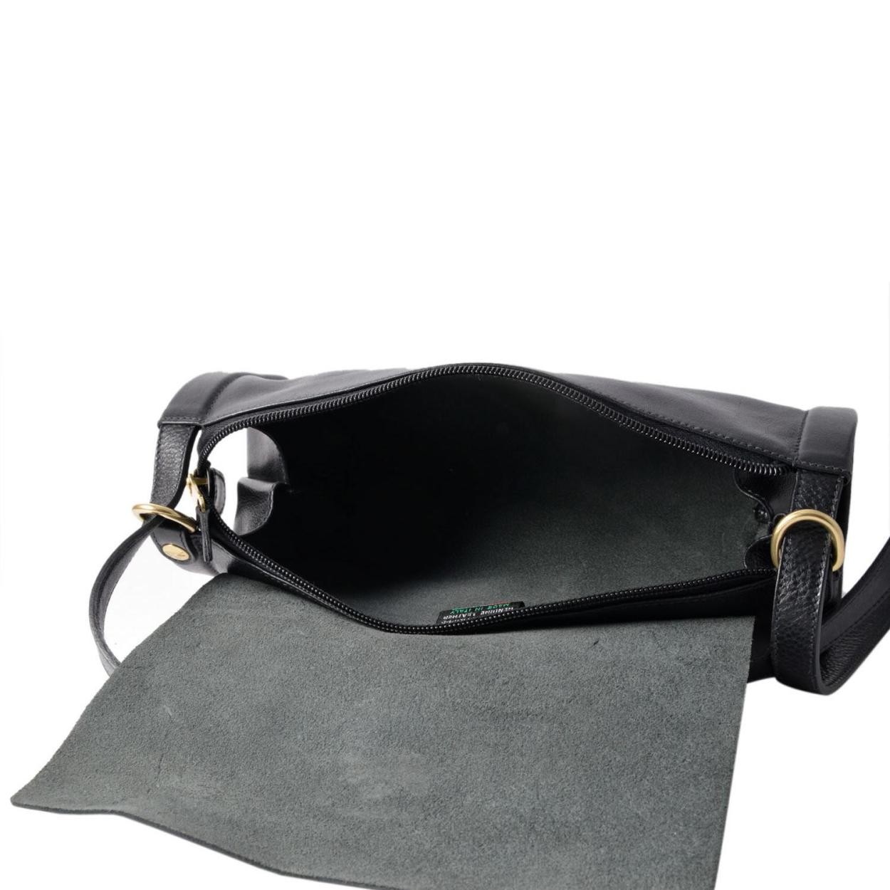 イルビゾンテ IL BISONTE A1464 P 153 Nero ショルダーバッグ ポシェット CROSSBODY