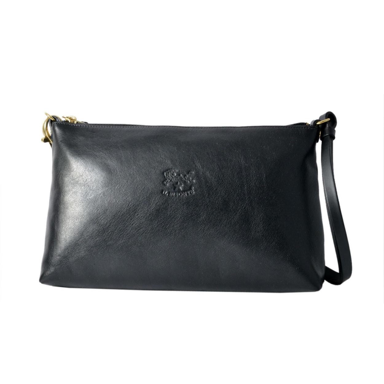 イルビゾンテ IL BISONTE A1674 P 153 Nero 2WAY ショルダーバッグ クロスボディ SHOULDER