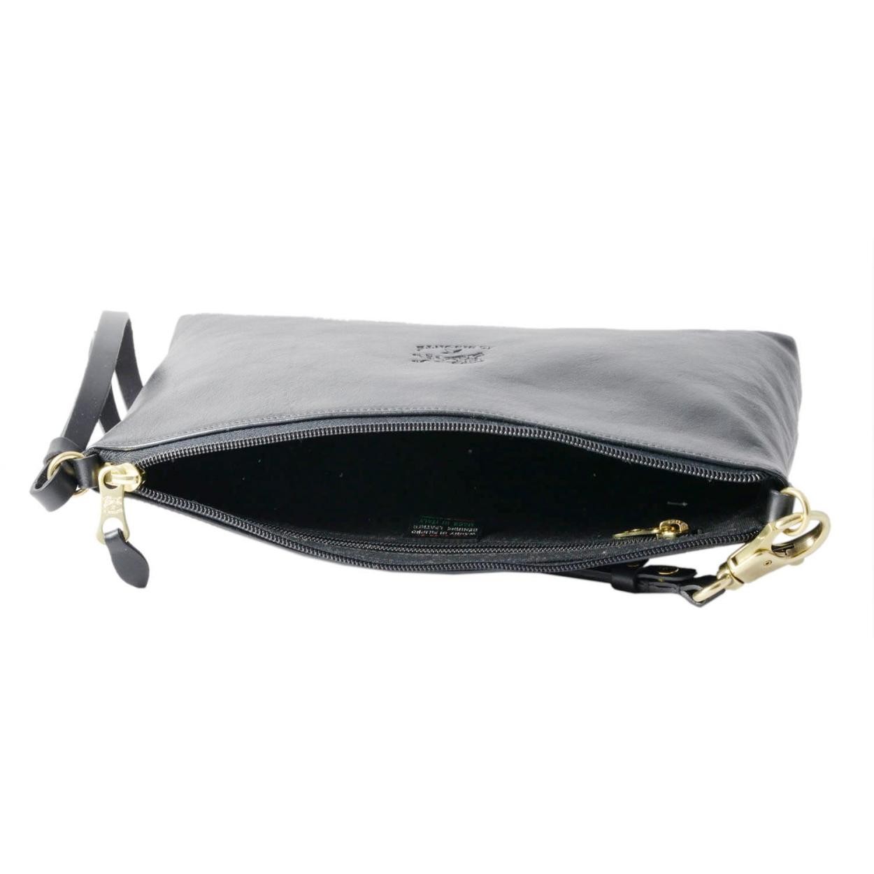 イルビゾンテ IL BISONTE A1674 P 153 Nero 2WAY ショルダーバッグ クロスボディ SHOULDER