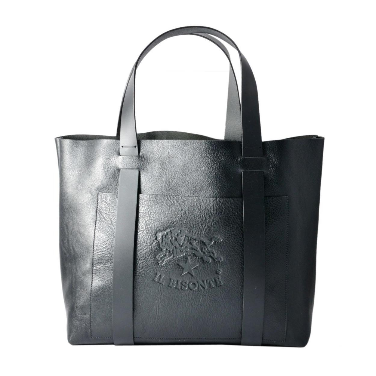 イルビゾンテ IL BISONTE A2591 P 153 Nero トートバッグ ハンドバッグ TOTE