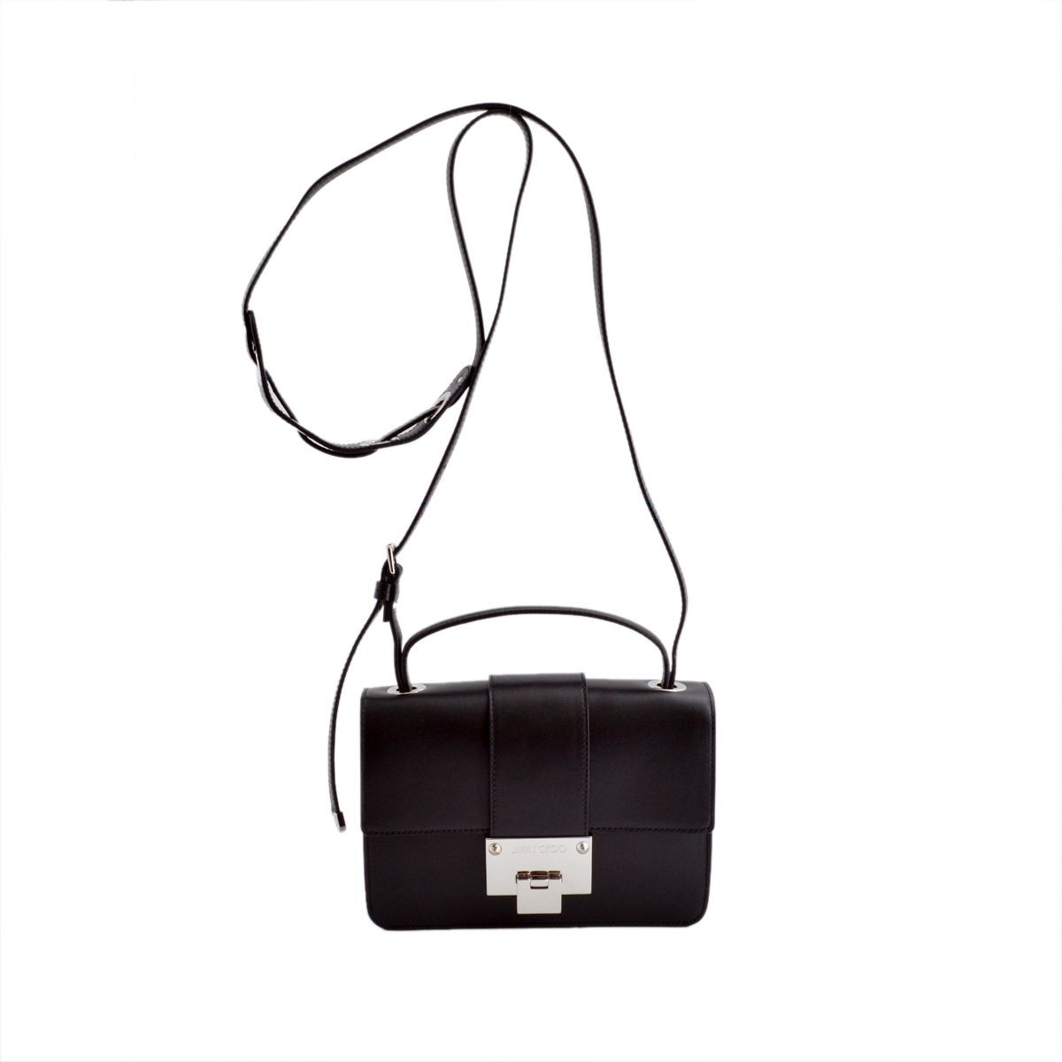 ジミーチュウ JIMMY CHOO REBEL/SQM 142 BLACK スクエア ミニ 2WAY ショルダーバッグ クロスボディ