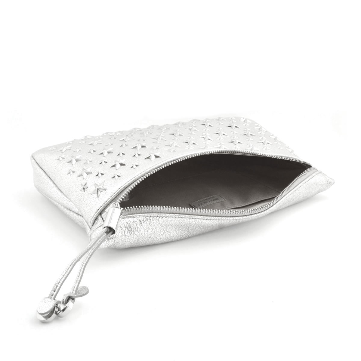 ジミーチュウ JIMMY CHOO ZENA/GTR 144 CHAMPAGNE スタースタッズ クラッチバッグ