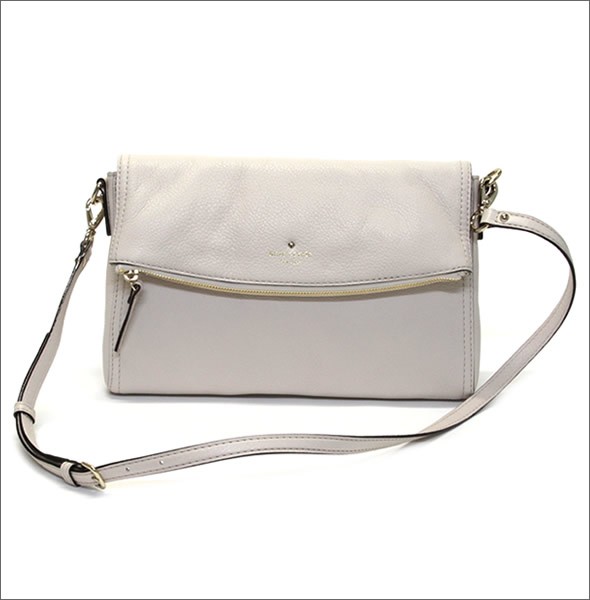 ケイトスペード COBBLE HILL carson ショルダーバッグ クロスボディ クラッチバッグ ソフトペプルドレザー ≪2015SS≫  PXRU4669 069 Pebble
