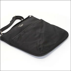 ケイトスペード CLASSIC NYLON joni クラシックナイロン ショルダーバッグ クロスボディ ≪2015SS≫  PXRU5388 001 Black
