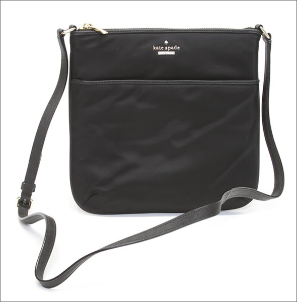 ケイトスペード CLASSIC NYLON joni クラシックナイロン ショルダーバッグ クロスボディ ≪2015SS≫  PXRU5388 001 Black