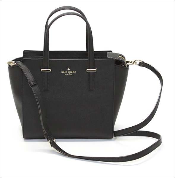 ケイトスペード CEDAR STREET Small Hayden PXRU5491 001 Black 2WAY ショルダー・ハンドバッグ サフィアーノレザー ≪2015SS≫