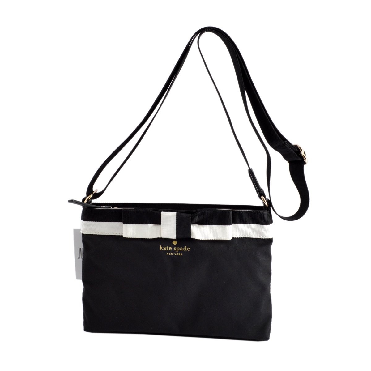 ケイトスペード Kate Spade PXRU6441 001 Black グログランリボン ミニショルダーバッグ Chester Lane Sunny